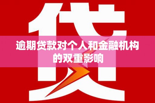 仙游逾期贷款对个人和金融机构的双重影响