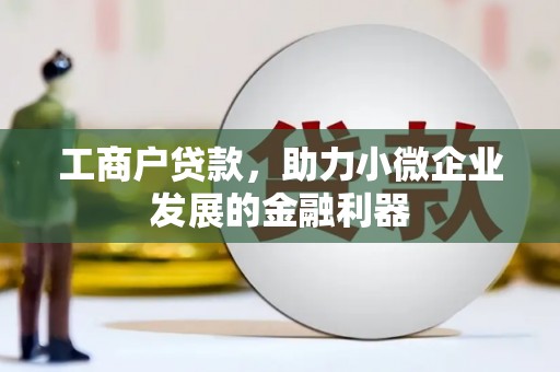桐城工商户贷款，助力小微企业发展的金融利器