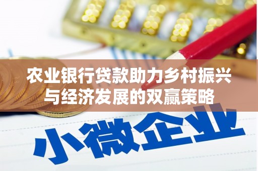 怀来农业银行贷款助力乡村振兴与经济发展的双赢策略
