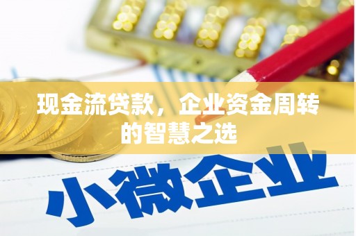 界首现金流贷款，企业资金周转的智慧之选