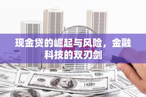 昌都现金贷的崛起与风险，金融科技的双刃剑