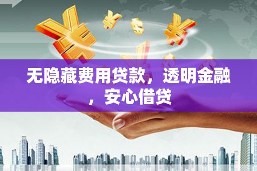 桐乡无隐藏费用贷款，透明金融，安心借贷