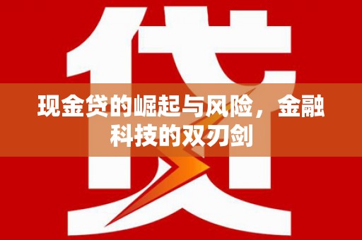 涿州现金贷的崛起与风险，金融科技的双刃剑
