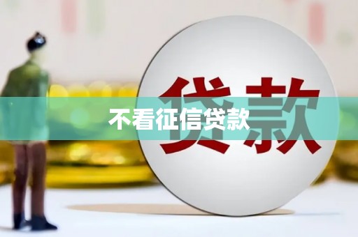 陆丰不看征信贷款